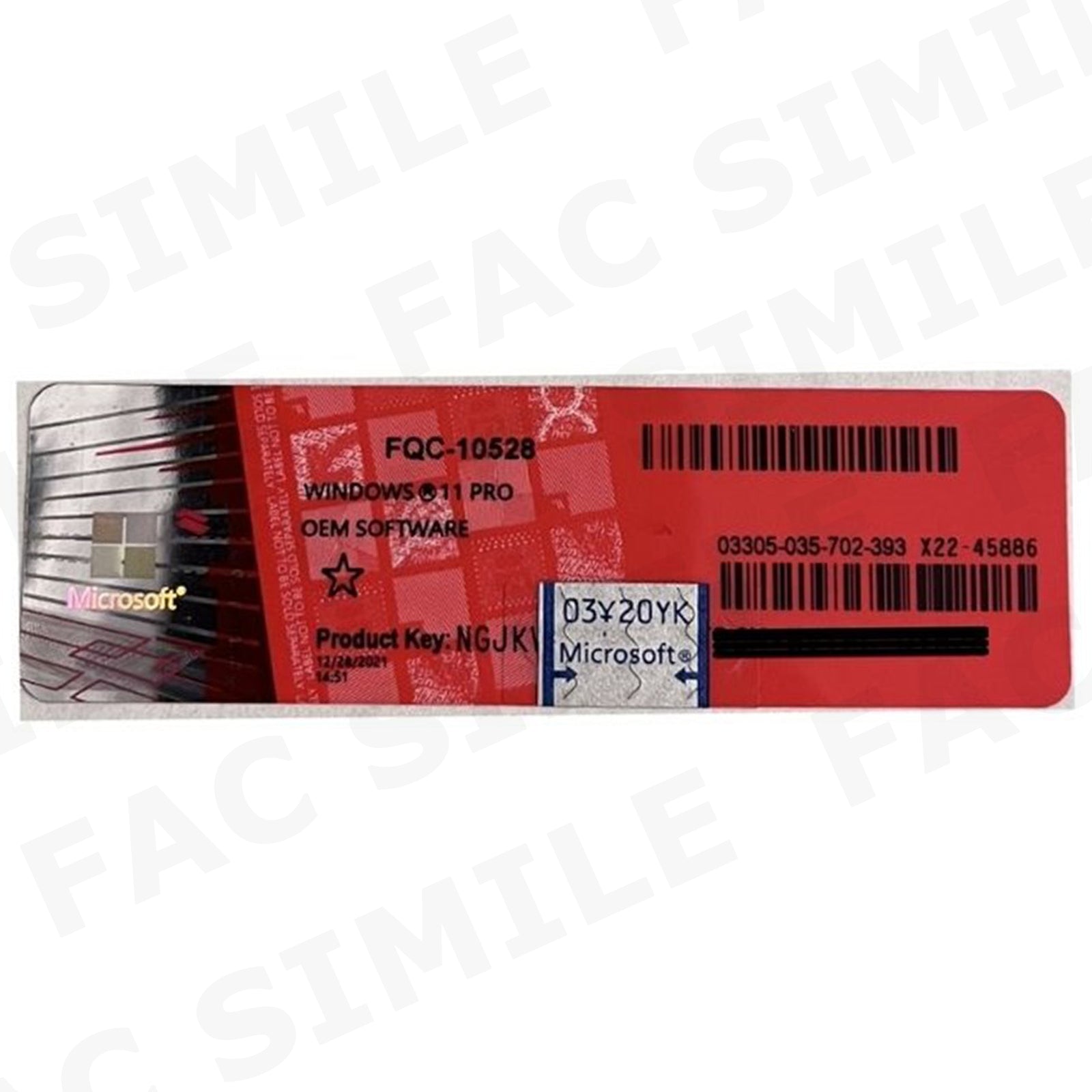 Windows 11 Professional 64 Bit Licenza Solo Etichetta GameSIDE&Tech