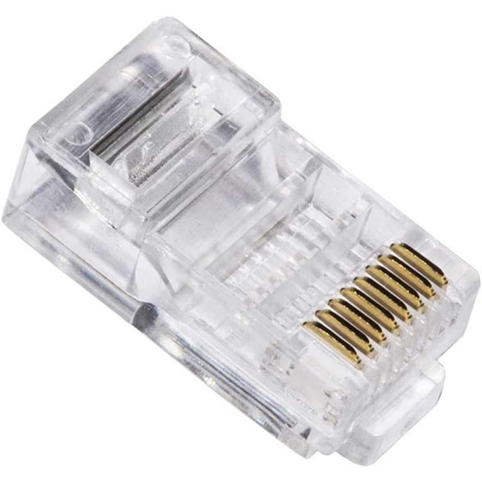 10 Connettori Plug Per RJ45 CAT5 8 Pin GameSIDE&Tech
