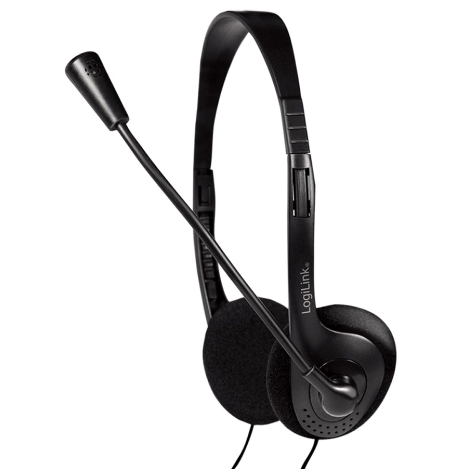 LogiLink SB-HP5L Cuffie Headset Stereo con Microfono GameSIDE&Tech
