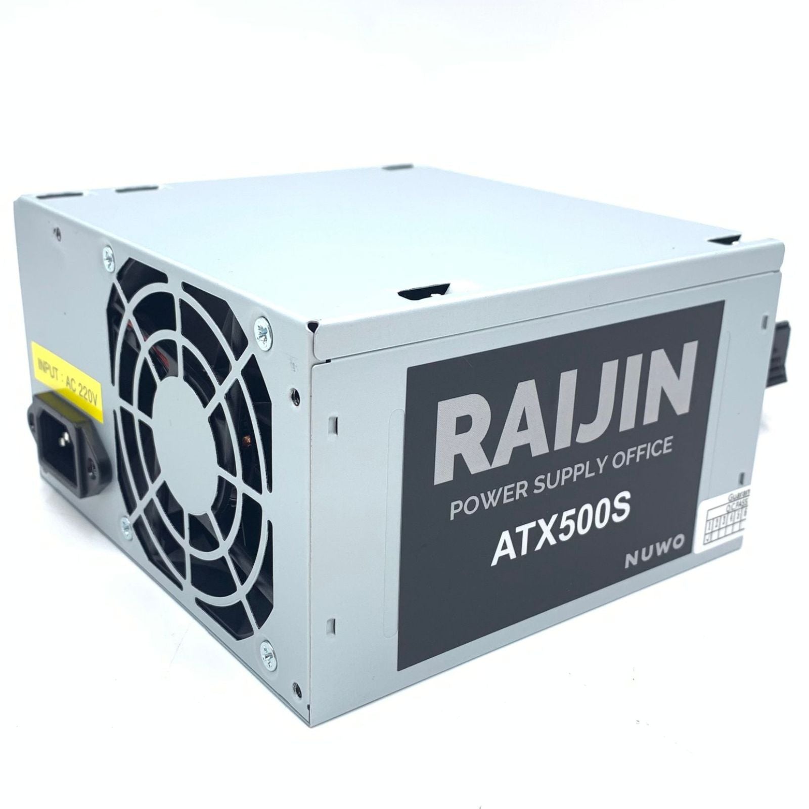 NUWO Raijin Alimentatore ATX 500W Bulk (no confezione) - Disponibile in 2-4 giorni lavorativi GameSIDE&Tech