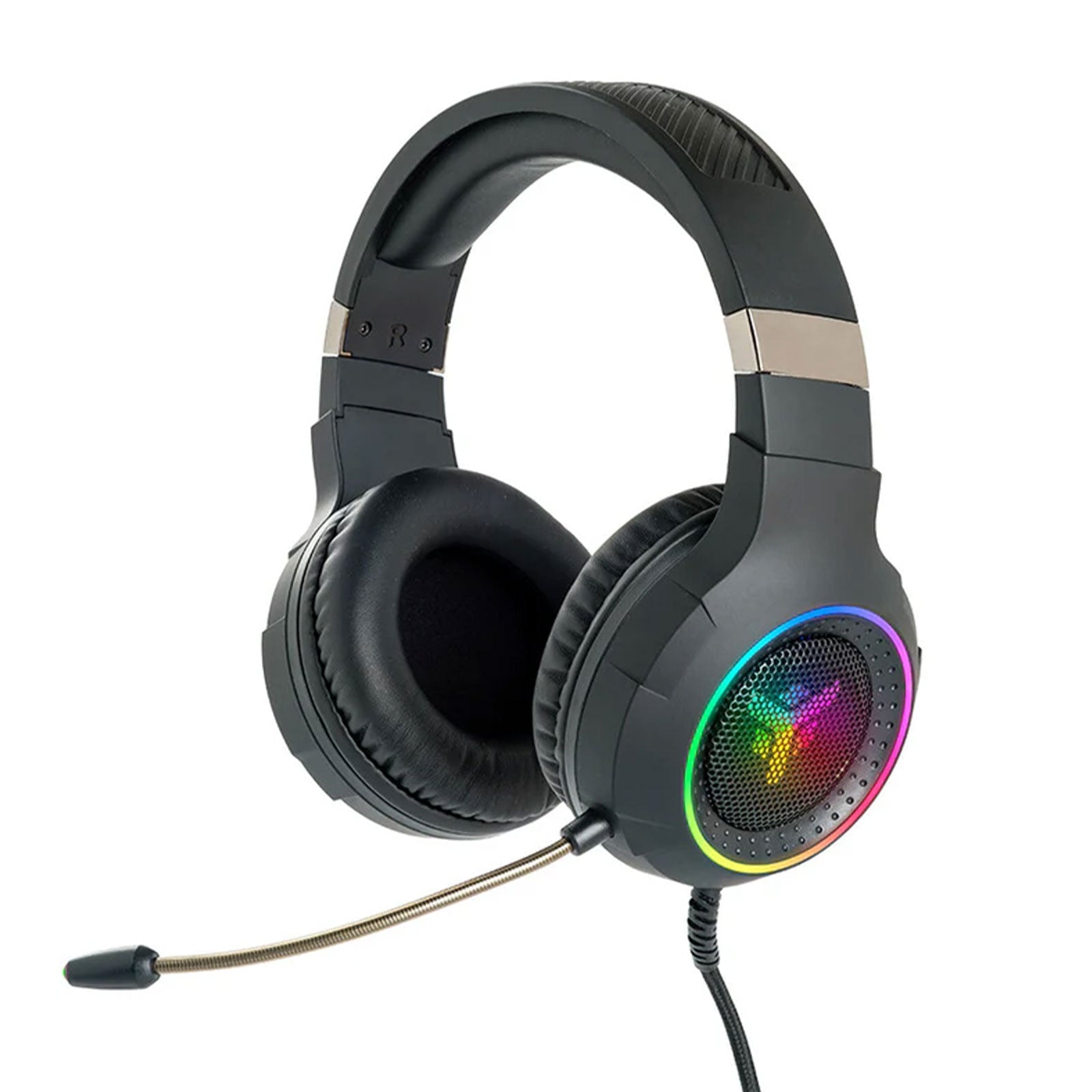 ITEK Cuffie Gaming H430 - PC e Console - 7.1 Virtuale con vibro - Controllo Volume - 7 Colori LED + RGB - USB - Disponibile in 2-4 giorni lavorativi GameSIDE&Tech