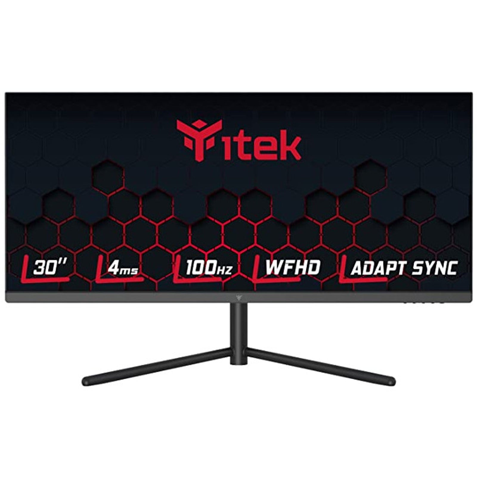 ITEK Monitor GGF 30", WFHD 2560x1080 UltraWide, VA, 100Hz, 21:9, 4ms OD, 2xHDMI, DP, Speaker, HDR Read, Adapt Sync - Disponibile in 2-4 giorni lavorativi GameSIDE&Tech