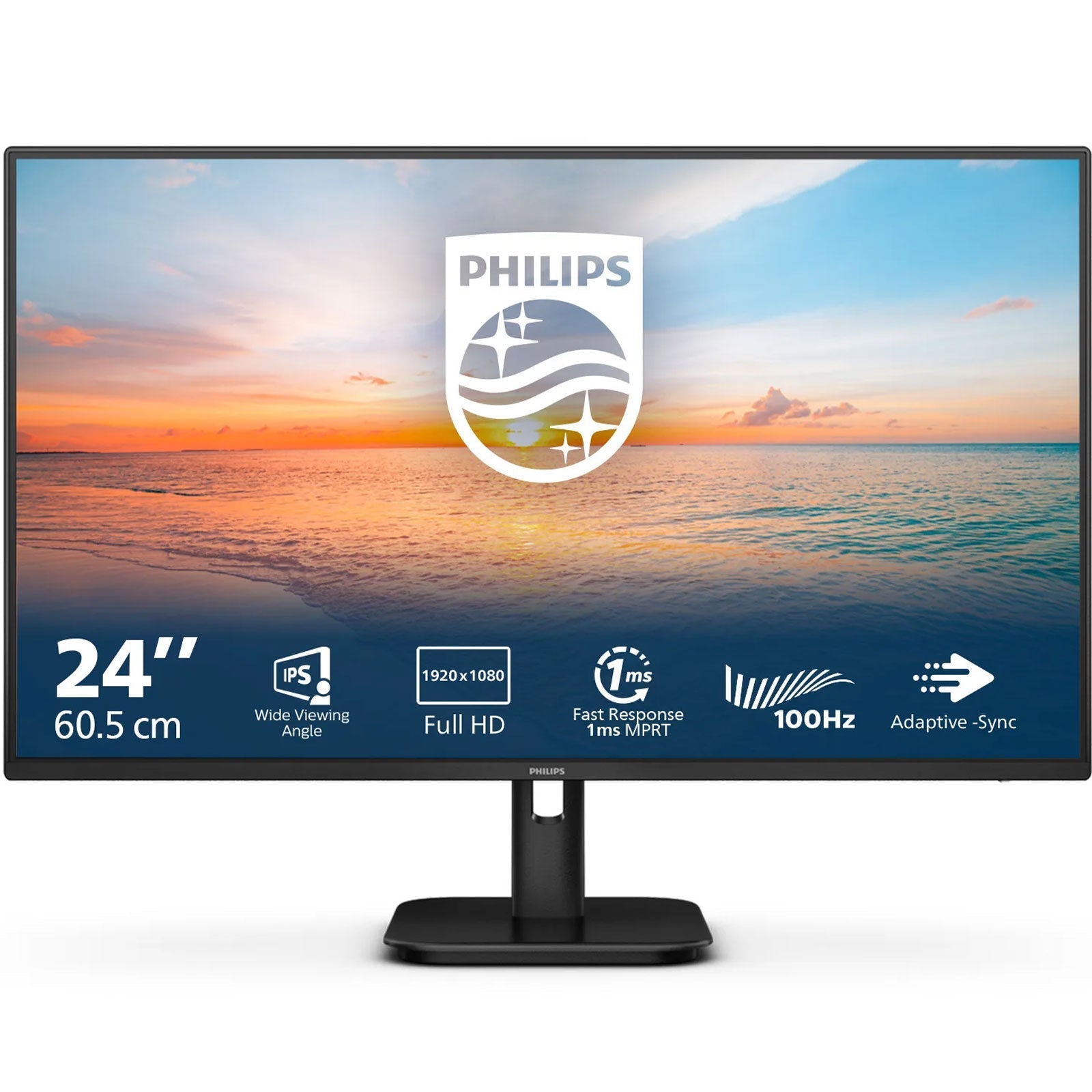 Philips Monitor Led 23.8" (24") 24E1N1100A Full HD IPS 4ms 100Hz Speaker Nero - Disponibile in 2-4 giorni lavorativi GameSIDE&Tech