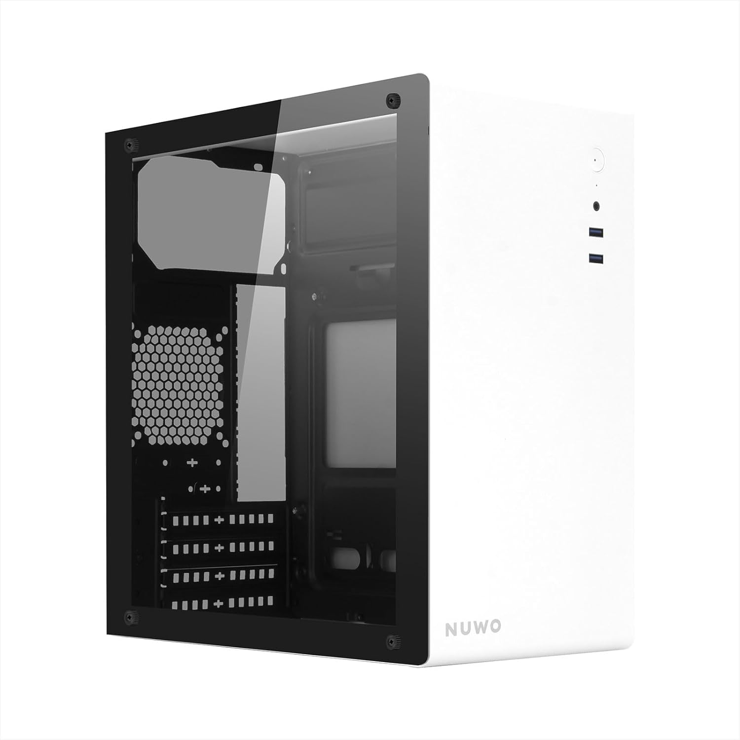 Nuwo Eguera A113 Case Micro ATX Bianco con Pannello in Vetro - Disponibile in 2-4 giorni lavorativi GameSIDE&Tech