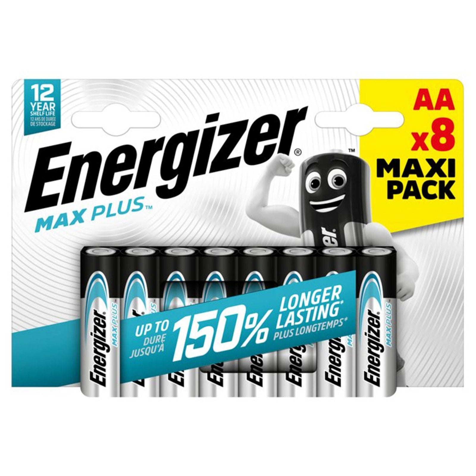 Energizer Max Plus 8 Batterie AA Stilo LR6 1.5V - Disponibile in 2-4 giorni lavorativi GameSIDE&Tech