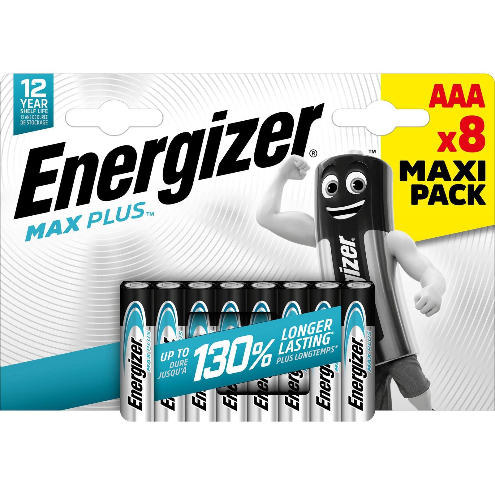 Energizer Max Plus 8 Batterie AAA Ministilo LR03 1.5V - Disponibile in 2-4 giorni lavorativi GameSIDE&Tech
