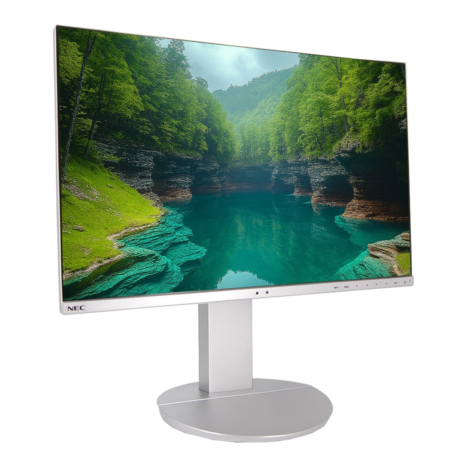 NEC EA245WMI-2 Monitor 24" 16:9 IPS Full HD HDMI DP DVI VGA Casse Integrate Silver (Ricondizionato Grado A) - Disponibile in 2-4 giorni lavorativi GameSIDE&Tech