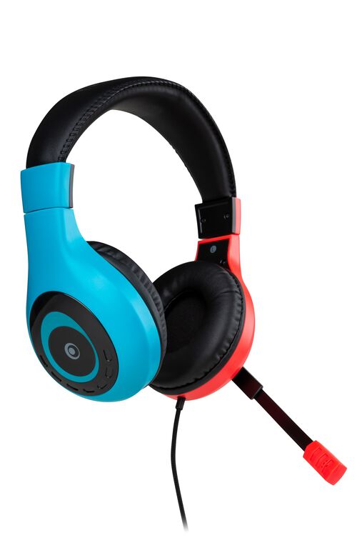 BIGBEN Cuffie stereo gaming V1 bicolor Rosso/Blu Switch Big Ben