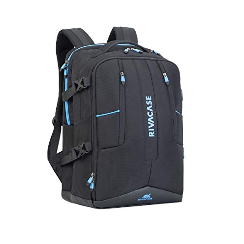 Rivacase 7860 Zaino per Notebook 17.3" Nero/Blu RIVACASE