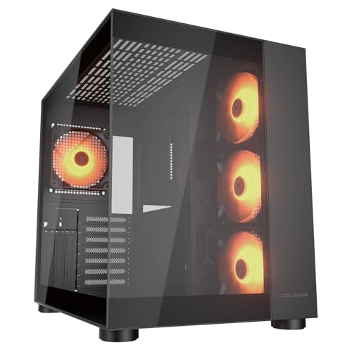 COUGAR FV150 RGB Case Midi Tower Vetro Temprato No-Power ATX/mATX/Mini-ITX Cougar