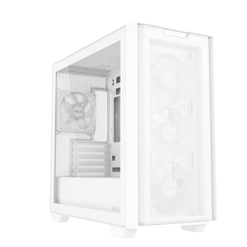 Asus A21 Plus TG ARGB White Mini Tower No-Power Vetro Temperato minITX/mATX ASUS