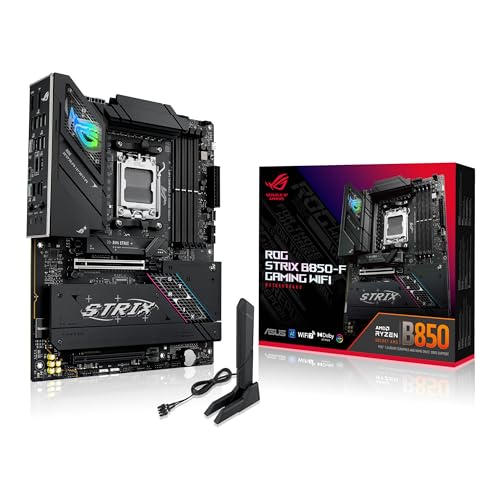 ASUS ROG STRIX B850-F Gaming Wi-Fi AMD B850 4*DDR5 4*M.2 2*SataIII AM5 HDMI/DisplayPort ATX ASUS