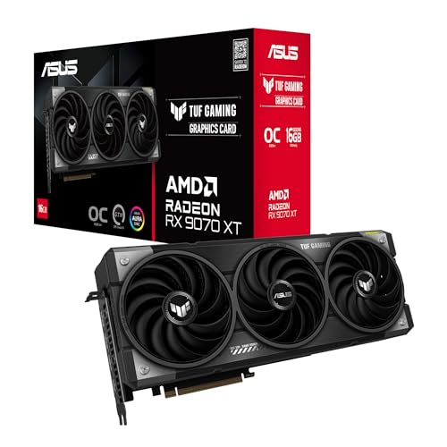 ASUS TUF Radeon RX 9070 XT OC Edition 16GB GDDR6 HDMI/3*DisplayPort PCi Ex 5.0 16x ASUS