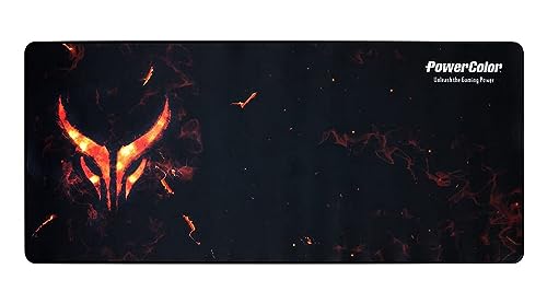 Power Color MPD-1000 Red Devil Mouse Pad 900x400 Nero/Rosso Powercolor