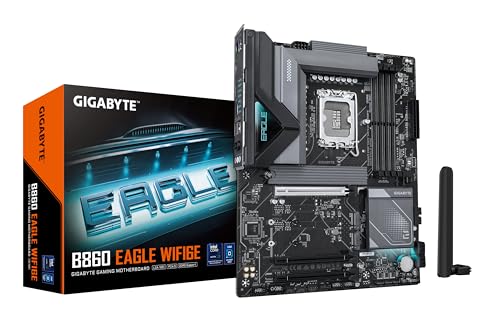 GIGABYTE B860 Eagle WIFI6E Intel B860 4*DDR5 3*M.2 4*SataIII sk1851 HDMI/DisplayPort ATX Gigabyte
