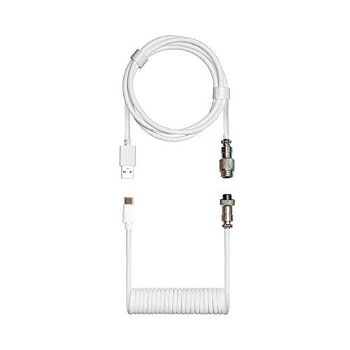 Cooler Master Coiled Keyboard Cable Snow White COOLER MASTER