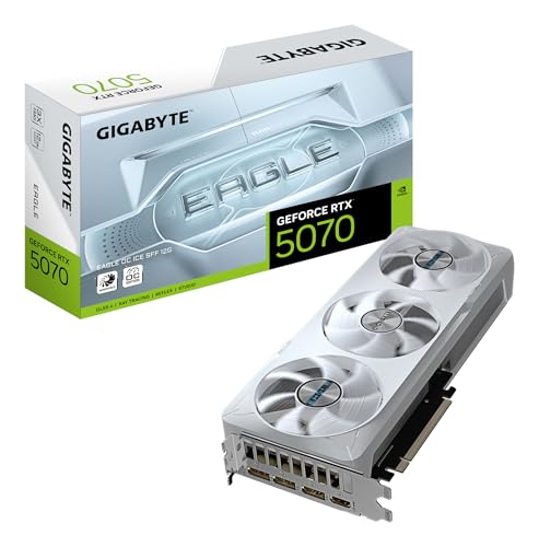 GIGABYTE GeForce RTX 5070 EAGLE OC ICE SFF 12GB GDDR7 DLSS4 1*HDMI/3*DisplayPort PCi Ex 5.0 16x Gigabyte