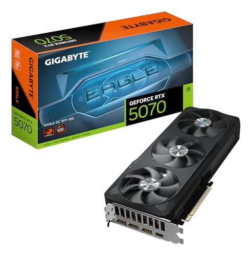 GIGABYTE GeForce RTX 5070 EAGLE OC SFF 12GB GDDR7 DLSS4 1*HDMI/3*DisplayPort PCi Ex 5.0 16x Gigabyte