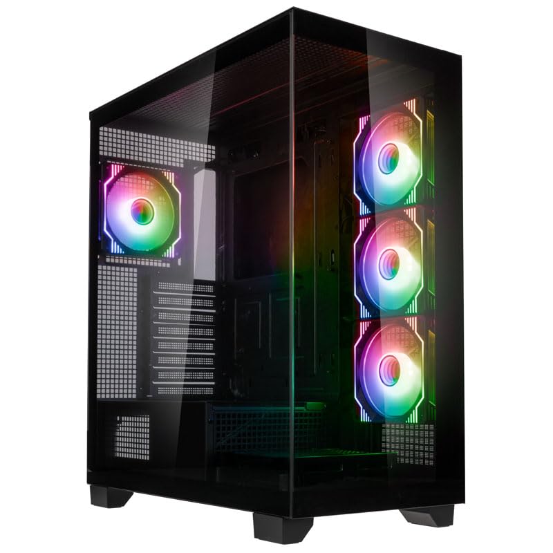 Kolink Unity Arena ARGB Case Mid-Tower Vetro Temperato No-Power minITX/mATX/E-ATX/ATX Kolink
