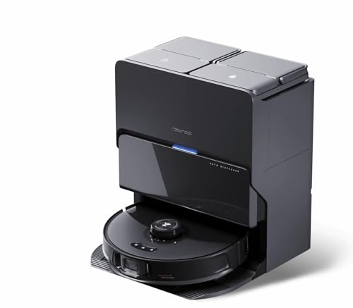Roborock S8 MaxV Ultra Black Aspirapolvere Robot con Stazione di Pulizia Wi-Fi RoboRock