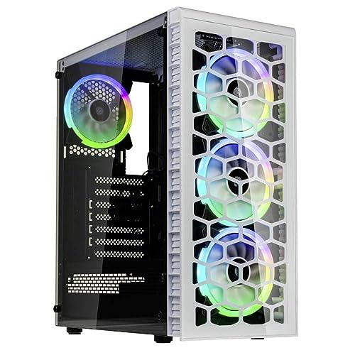 Kolink Observatory Lite ARGB Middle Tower Vetro Temperato No Power minITX/mATX/ATX Bianco Kolink