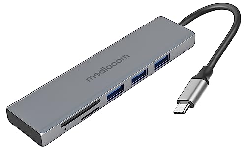 Mediacom MD-C302 Docking Station USB-C to 3*USB3.0/SD/microSD MEDIACOM