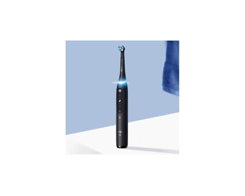 Oral-B iO 5 Spazzolino Elettrico Nero Rotante e Testina Rotonda Braun