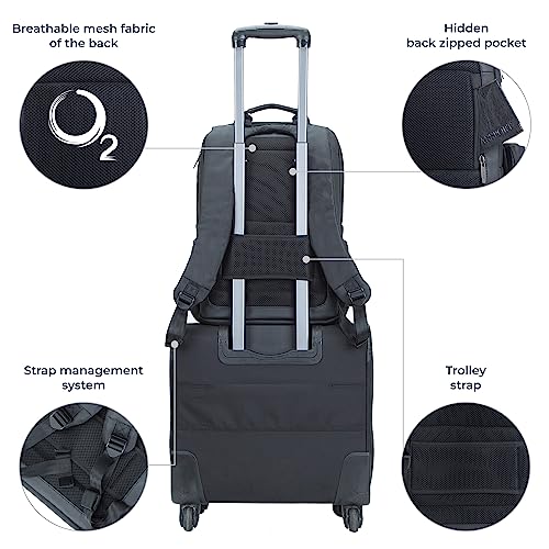 Rivacase 8165 Zaino Business per Notebook 15.6" Nero RIVACASE