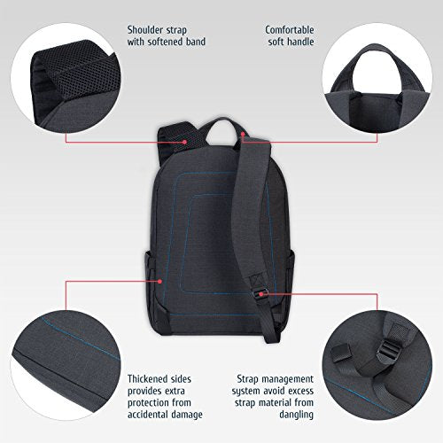 Rivacase 7560 Zaino per Notebook 15.6" Nero RIVACASE