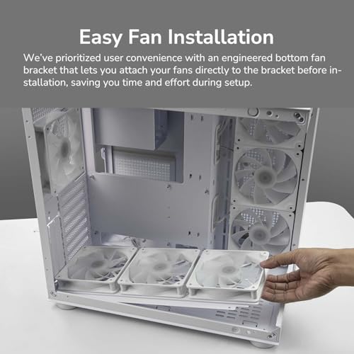 COUGAR FV150 White RGB Case Midi Tower Vetro Temprato No-Power ATX/mATX/Mini-ITX Cougar