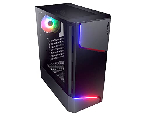 Cougar MX360 RGB Middle Tower No-Power Vetro Temperato minITX/mATX/ATX Nero/Grigio Cougar