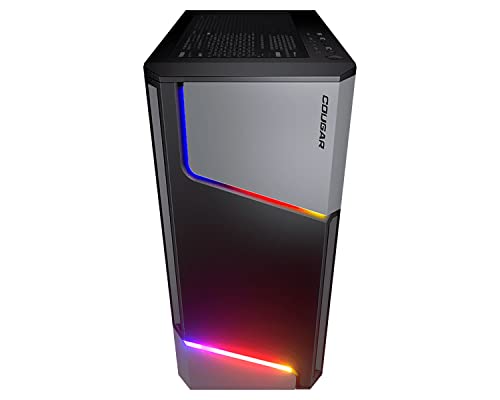 Cougar MX360 RGB Middle Tower No-Power Vetro Temperato minITX/mATX/ATX Nero/Grigio Cougar