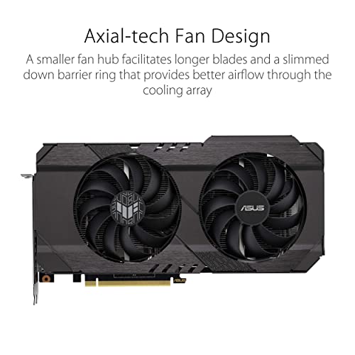 Asus GeForce Dual RTX 3060 OC V2 LHR 12GB GDDR6 1*HDMI/3*DP PCi Ex 4.0 16x ASUS