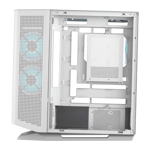 COUGAR FV270 White RGB Case Midi Tower Vetro Temprato No-Power E-ATX/CEB/ATX/mATX/Mini-ITX Cougar