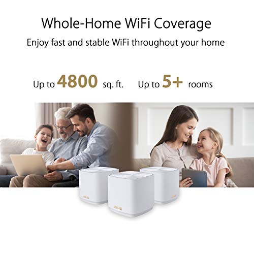 Asus ZenWiFi XD4 Plus Router Wireless AX 1800Mbps Dual-band Bianco - 2 Pack ASUS