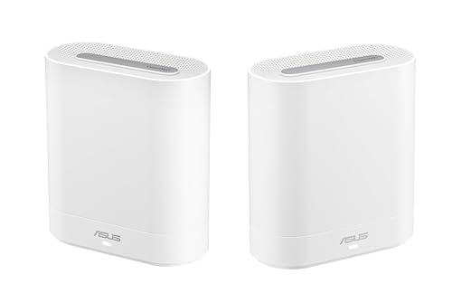 Asus ExpertWifi EBM68 Router Wireless AX 7800Mbps Tri Band Nero 2-Pack ASUS