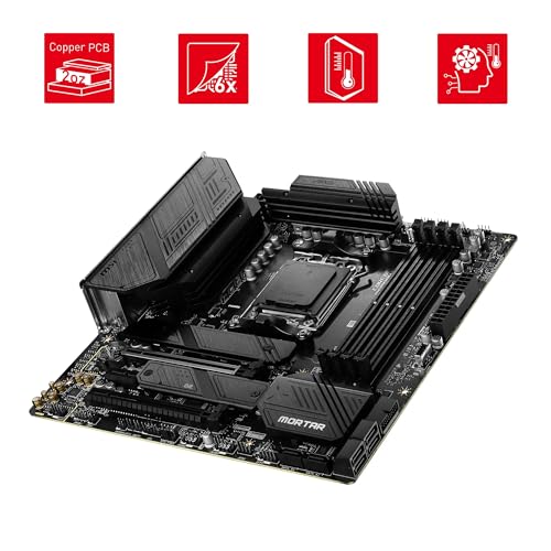 MSI MAG B650M Mortar Wi-Fi AMD B650 4*DDR5 2*M.2 6*SataIII skAM5 HDMI/DP mATX MSI Microstar