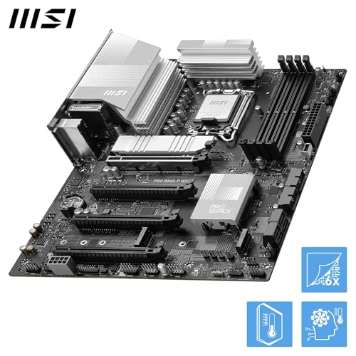 MSI PRO B860-P Wi-Fi Intel B860 4*DDR5 3*M.2 4*SataIII sk1851 HDMI/DisplayPort ATX MSI Microstar