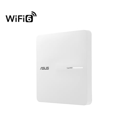 Asus ExpertWiFi EBA63 Access Point Wireless AX 3000Mbps Dual Band Bianco Supporto PoE ASUS