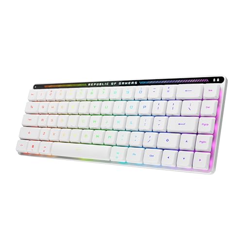 Asus ROG Falchion RX Low Profile White Tastiera da Gaming RGB USB/Bluethoot/RF ASUS