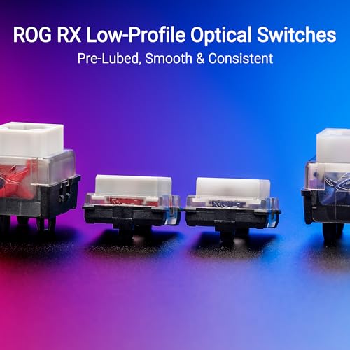 Asus ROG Falchion RX Low Profile White Tastiera da Gaming RGB USB/Bluethoot/RF ASUS