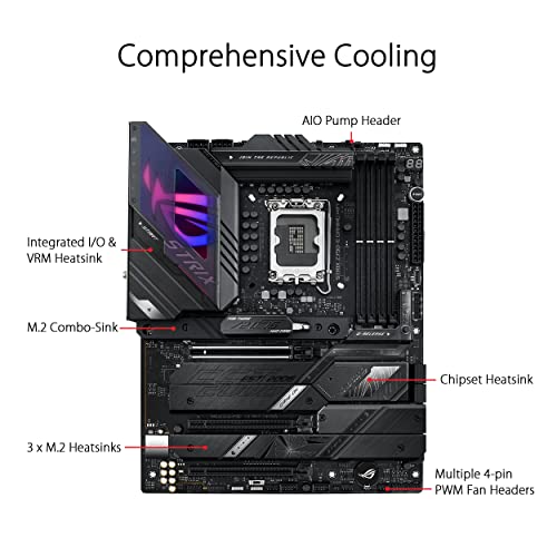 Asus ROG Strix Z790-E Gaming Wi-Fi Intel Z790 4*DDR5 5*M.2 4*SataIII sk1700 HDMI/DP ATX ASUS