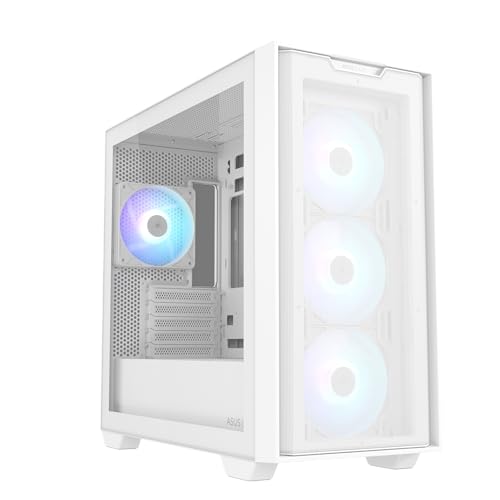 Asus A21 Plus TG ARGB White Mini Tower No-Power Vetro Temperato minITX/mATX ASUS