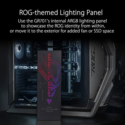 Asus ROG Hyperion GR701 Full Tower Vetro Temperato No-Power minITX/mATX/ATX/E-ATX ASUS