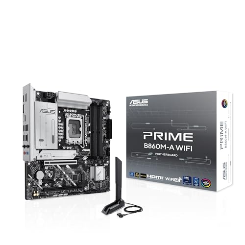 ASUS Prime B860M-A Wi-Fi Intel B860 4*DDR5 2*M.2 4*SataIII sk1851 HDMI/2*DisplayPort mATX ASUS