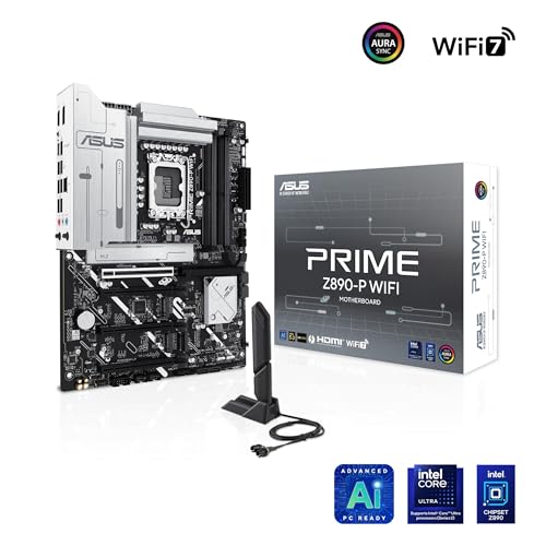 Asus Prime Z890-P WIFI Intel Z890 4*DDR5 4*M.2 4*SataIII sk1851 HDMI/DisplayPort ATX ASUS