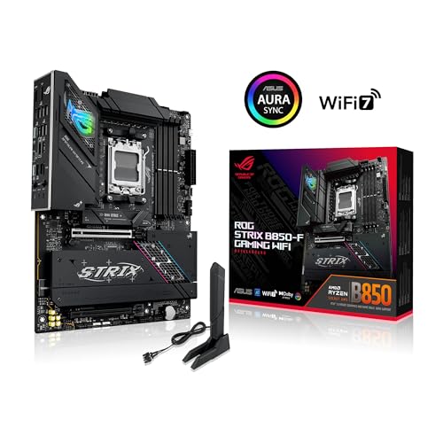 ASUS ROG STRIX B850-F Gaming Wi-Fi AMD B850 4*DDR5 4*M.2 2*SataIII AM5 HDMI/DisplayPort ATX ASUS