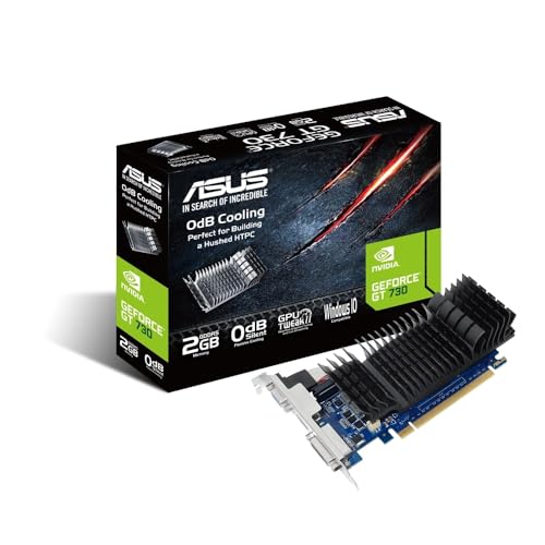 Asus GT730-SL-2GD5-BRK GeForce GT 730 2 GB GDDR5 VGA/DVI/HDMI PCi Ex 2.0 16x ASUS