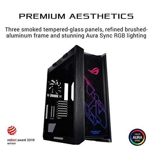 Asus ROG GX601 Strix Helios RGB Full Tower Vetro Temperato No Power minITX/mATX/ATX/E-ATX Nero ASUS