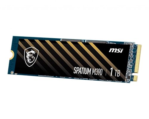 MSI Spatium M390 SSD 1TB M.2 NVMe 3300/3000 MB/s MSI Microstar